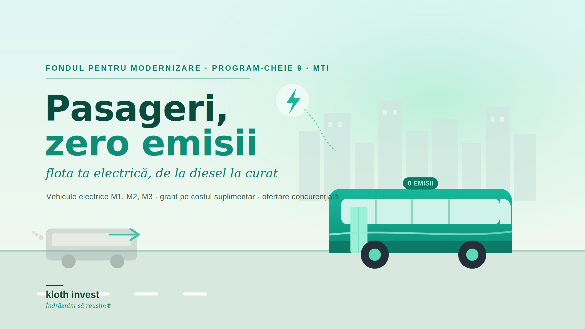 e-DRIVE — vehicule cu emisii zero pentru transportul de pasageri