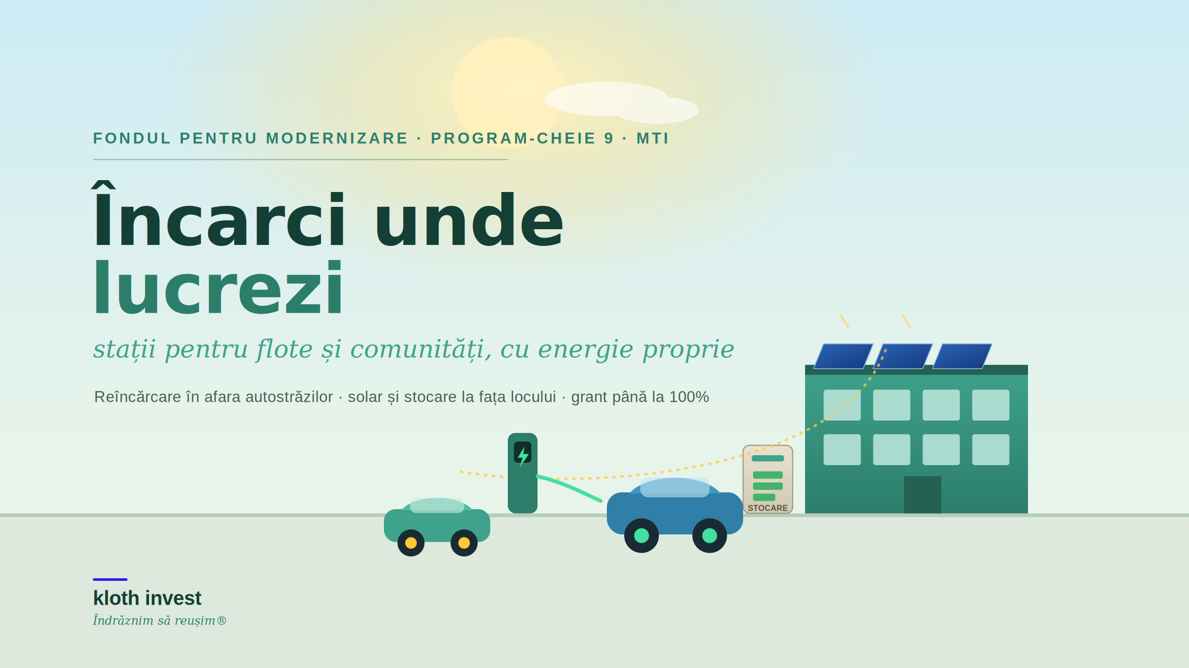 e-MOVE RO — infrastructură de reîncărcare pentru întreprinderi și comunități