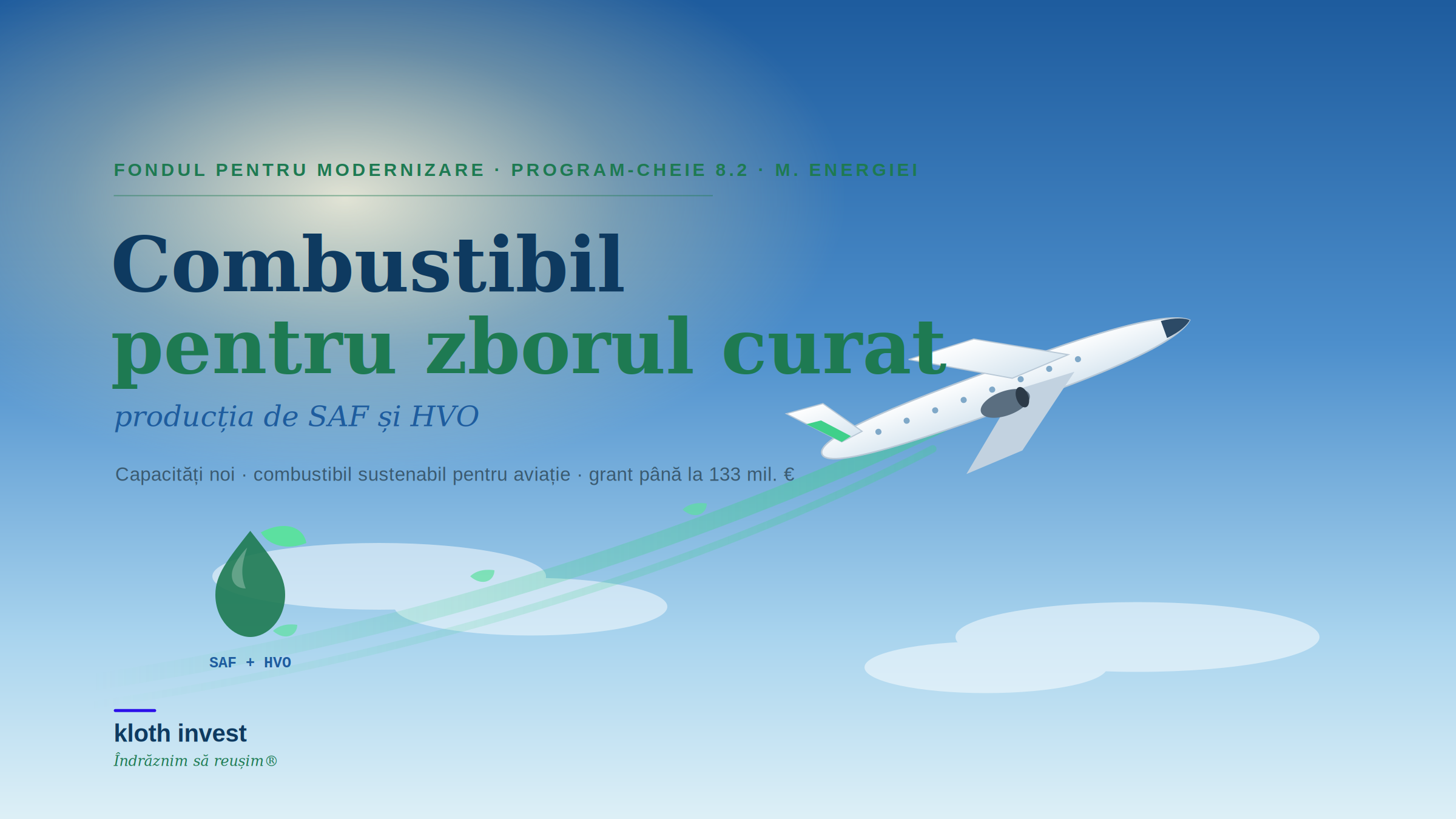 Producția de biocombustibili SAF și HVO